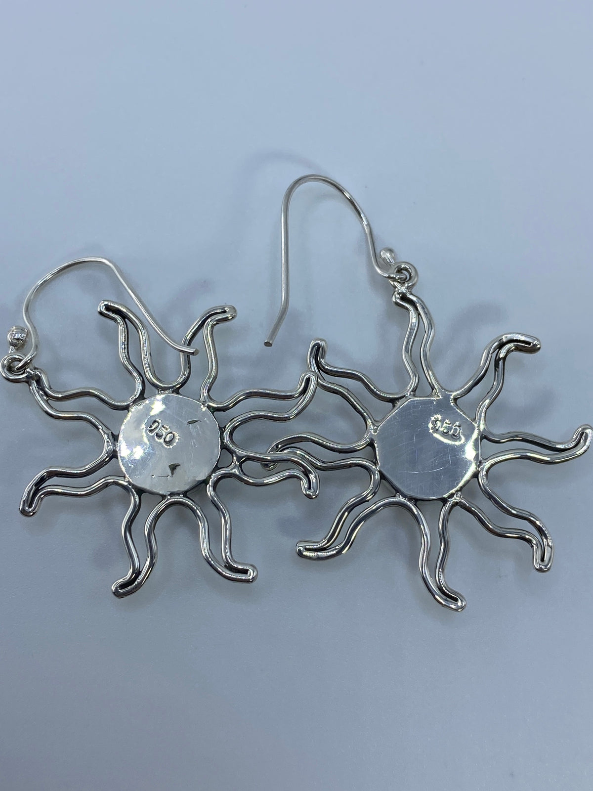 Aretes de Plata con Ópalo de Fuego — Taxco 950 — foto 5