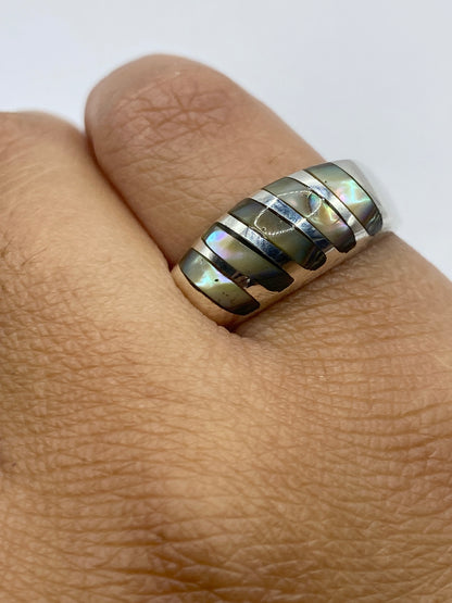 Anillo de Plata con Concha de Abulón — Taxco 925 — foto 6