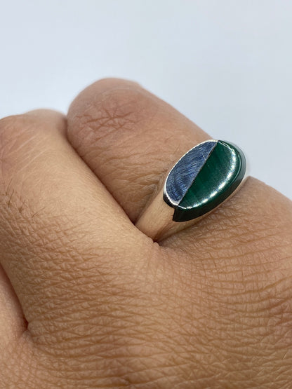 Anillo de Plata con Malaquita Verde — Taxco 925 — foto 6