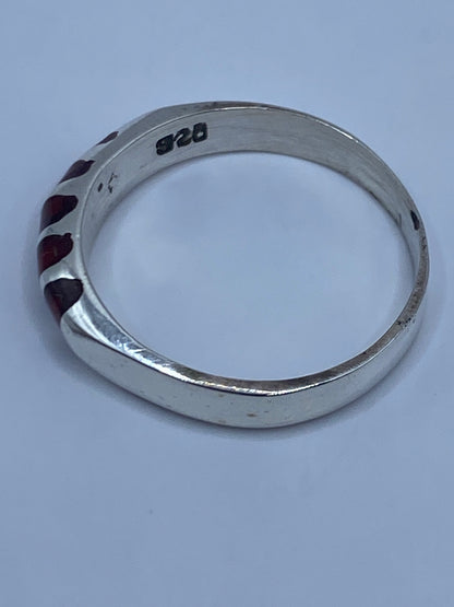 Anillo de Plata con Coral Rojo — Taxco 925 — foto 5