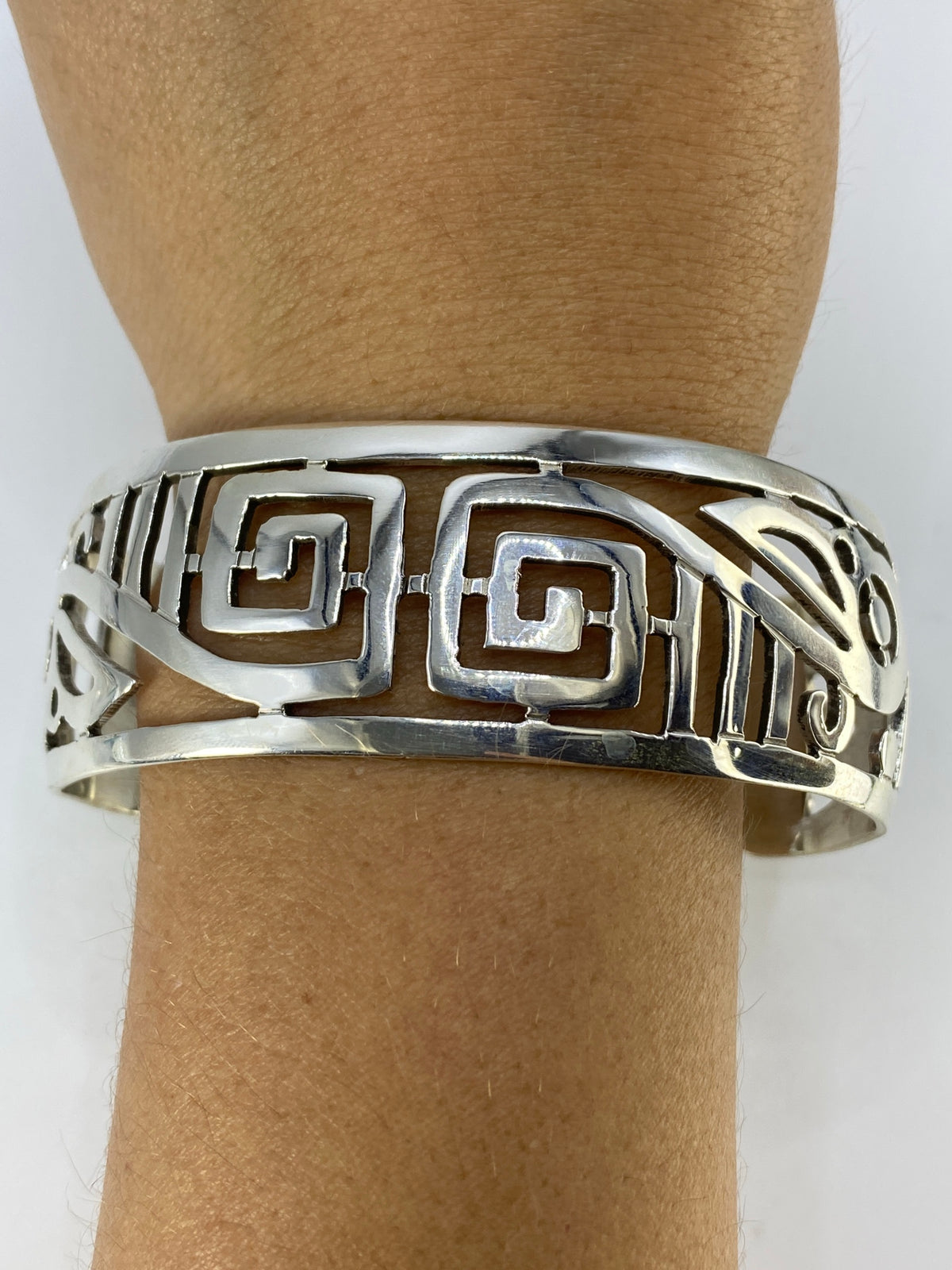 Brazalete de Plata Calado — Taxco 925 — foto 6