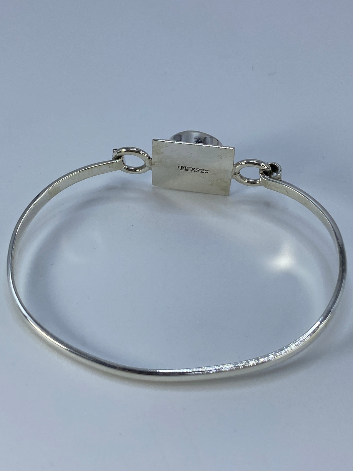 Brazalete Plata 925 con Coral Rojo — Taxco Artesanal — foto 5