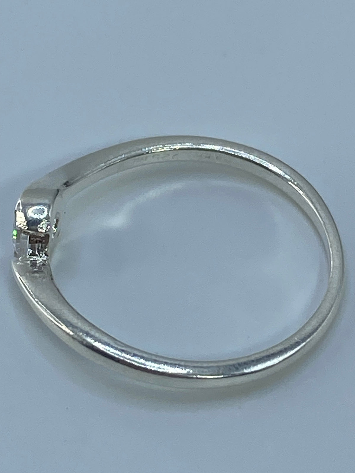 Anillo Solitario Circonia Cristalina — Plata 925 Taxco — foto 5