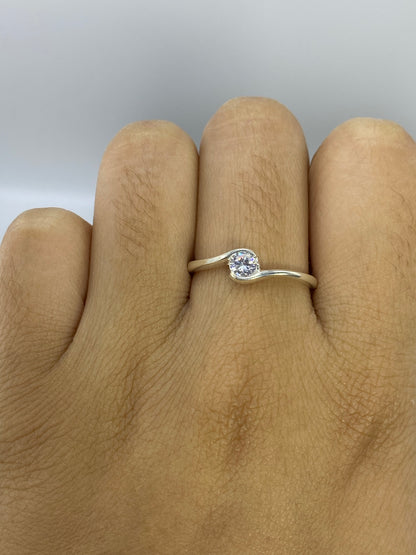 Anillo de Plata Solitario con Circonia — Taxco 925 — foto 6