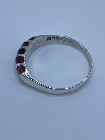 Anillo de Plata 925 con Piedra Café — Minimalista Taxco — foto 5