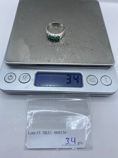 Anillo de Plata Turquesa Azul Cielo — Taxco 925 — foto 7