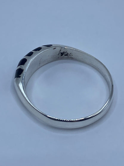 Anillo de Plata Ónix Negro Minimalista — Taxco 925 — foto 5