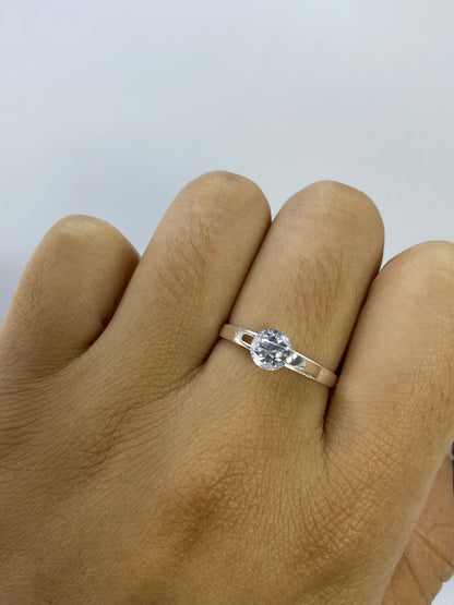 Anillo de Plata Solitario con Circonia — Taxco 925 — foto 6