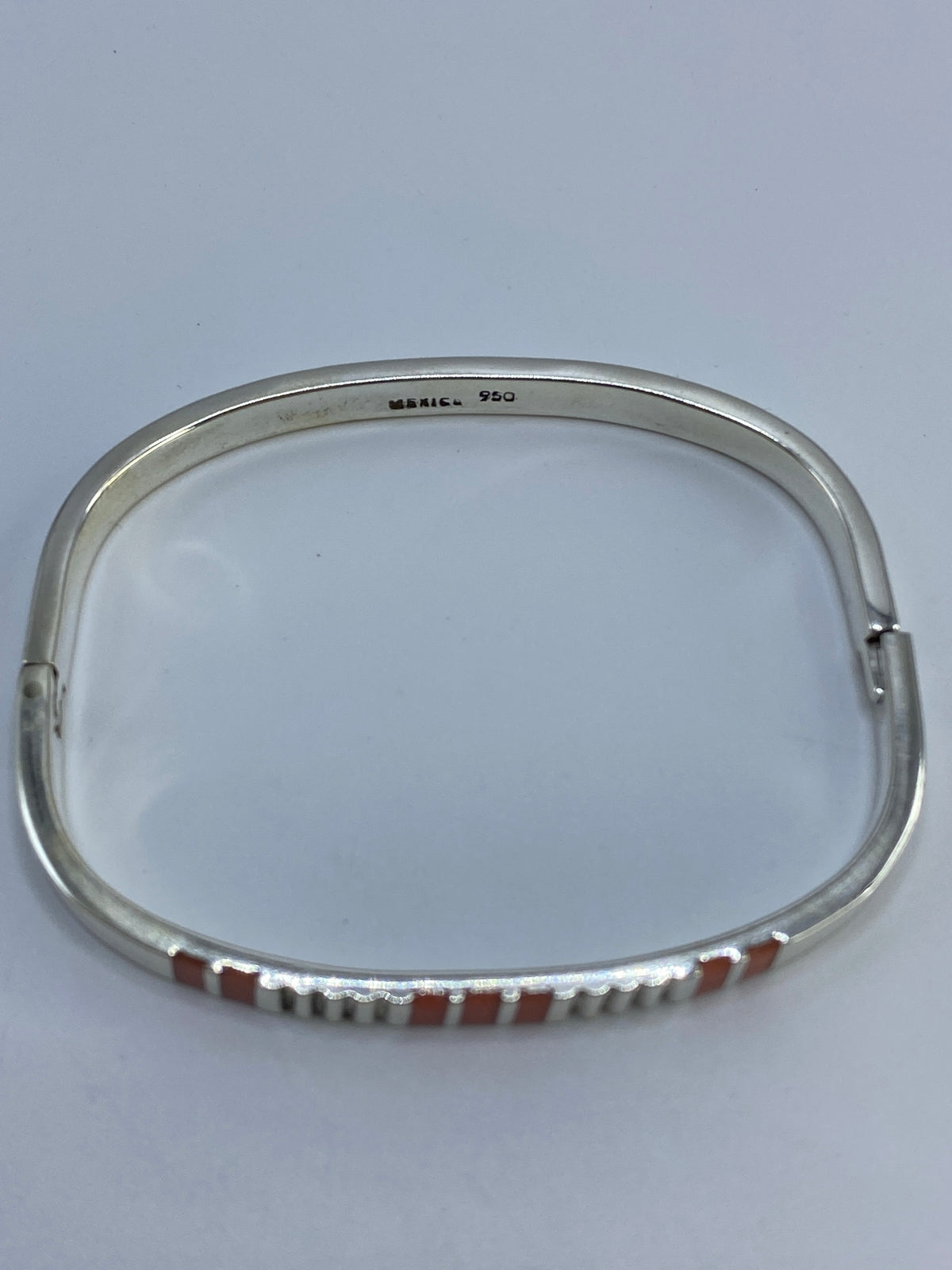 Brazalete Plata Coral de Taxco — Puño Rígido 950 — foto 5
