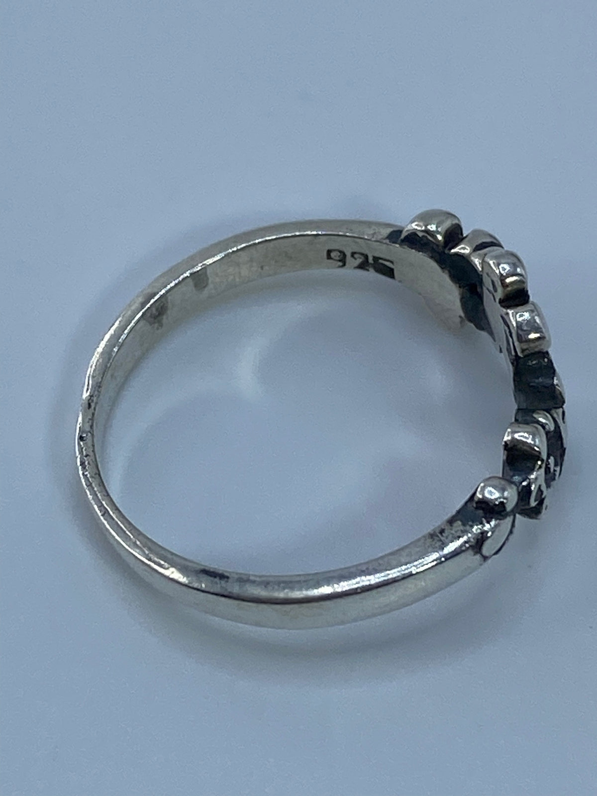 Anillo de Plata Repujado Floral — Taxco 925 — foto 5