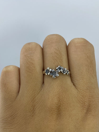 Anillo de Plata Repujado Floral — Taxco 925 — foto 6