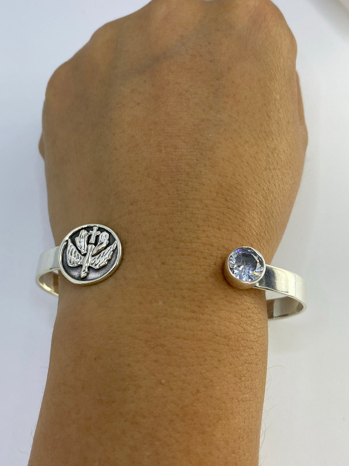Brazalete Plata Circonia Cristalina — Taxco 925 — foto 6