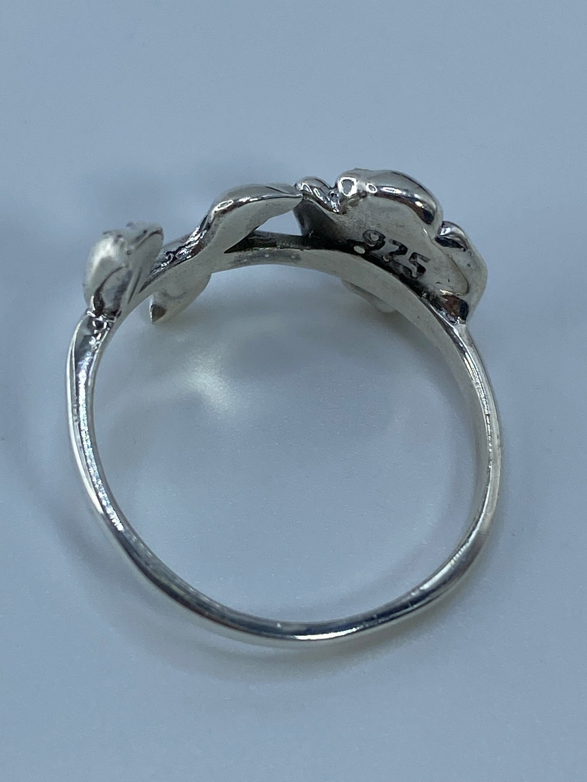 Anillo de Plata Repujado Floral — Taxco 925 — foto 5