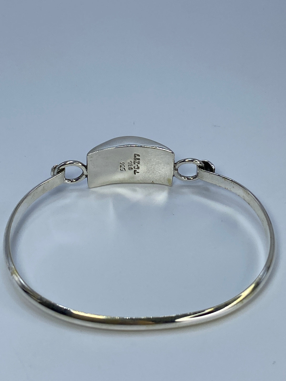 Brazalete Plata 925 con Coral Rojo — Taxco — foto 5