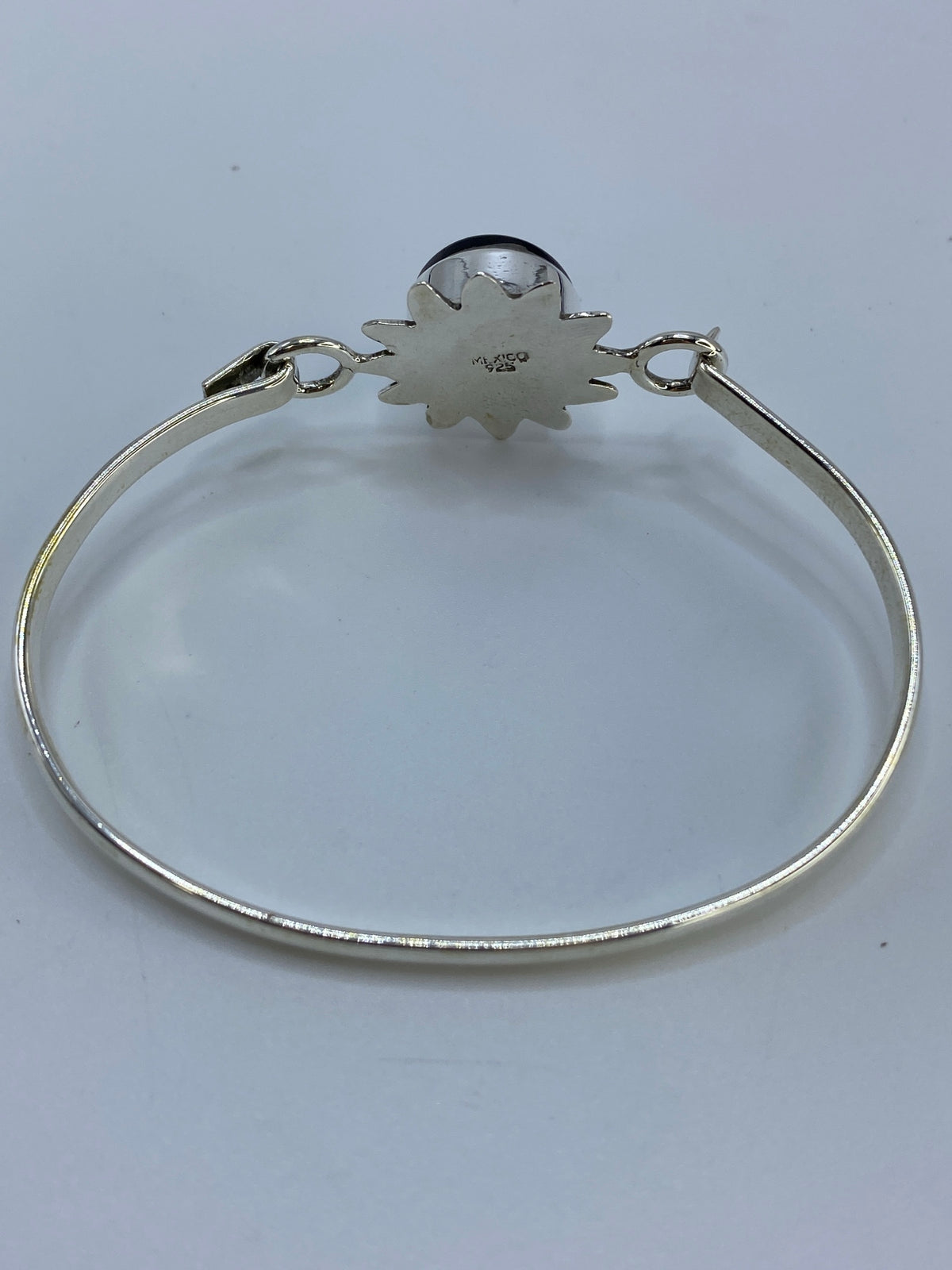 Brazalete de Plata con Ónix Negro — Taxco 925 — foto 5