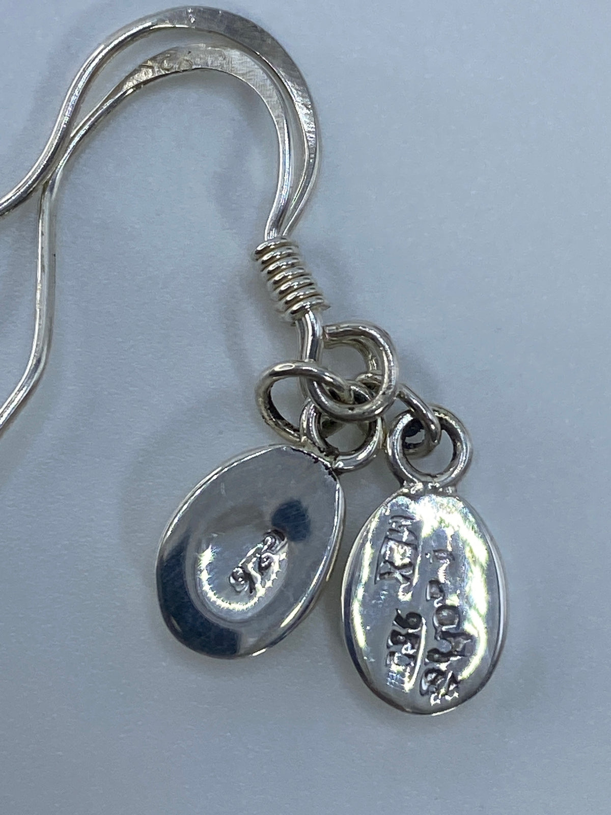 Aretes de Plata con Ópalo de Fuego Naranja — Taxco 950 — foto 5