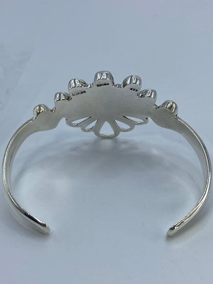Brazalete Plata 925 Escultural — 4 Piedras Naturales — foto 5