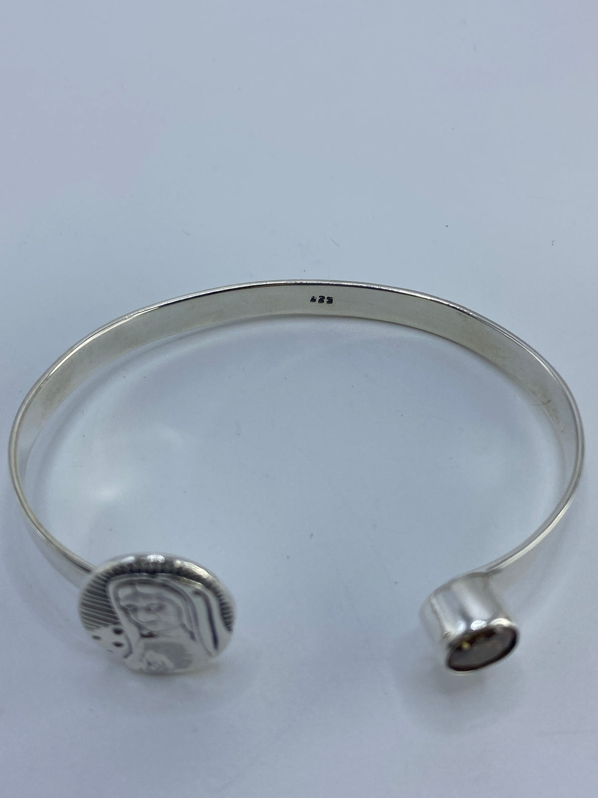 Brazalete de Plata con Circonia Café — Taxco 925 — foto 5