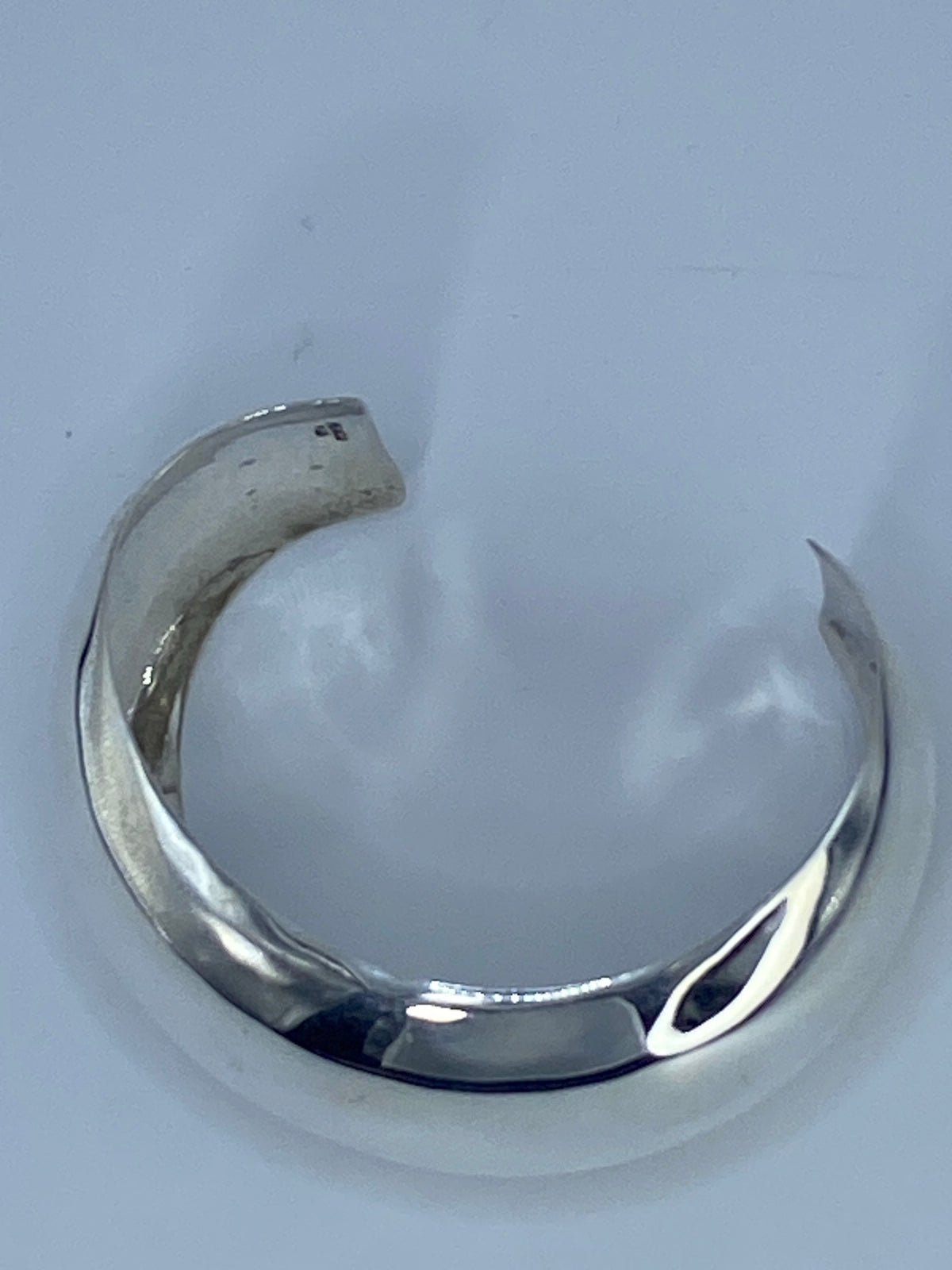 Brazalete de Plata Liso — Taxco 925 — foto 5