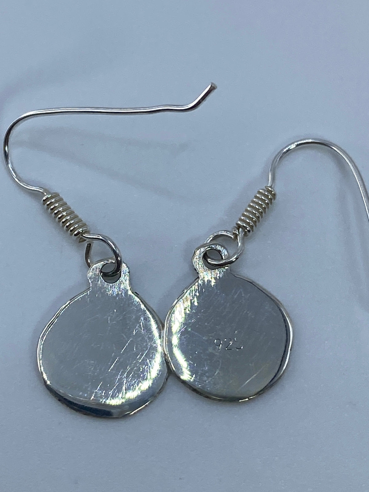 Aretes de Plata Repujado Geométrico — Taxco 925 — foto 5