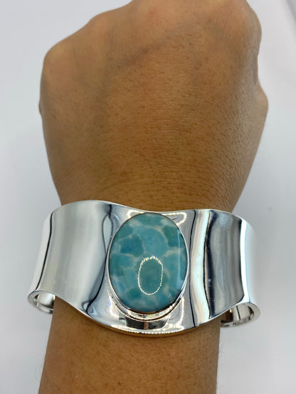 Brazalete Plata Turquesa Azul Cielo — Taxco 925 — foto 6