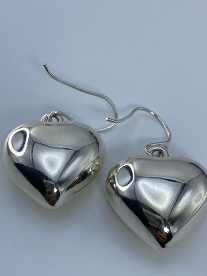 Aretes de Plata Corazón Macizo — Taxco 925 — foto 5