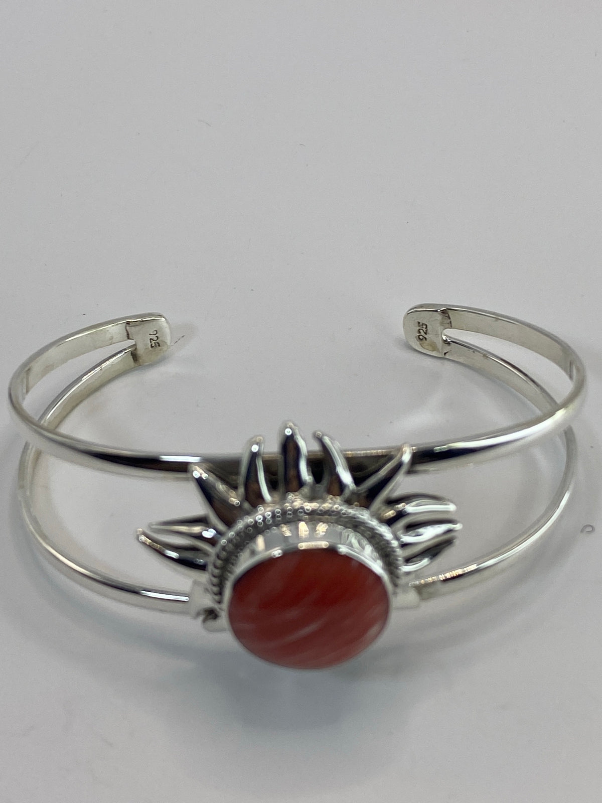 Brazalete Plata 925 con Piedra Rosa — Taxco — foto 5