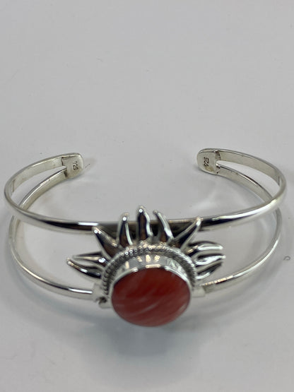 Brazalete Plata 925 con Piedra Rosa — Taxco — foto 5