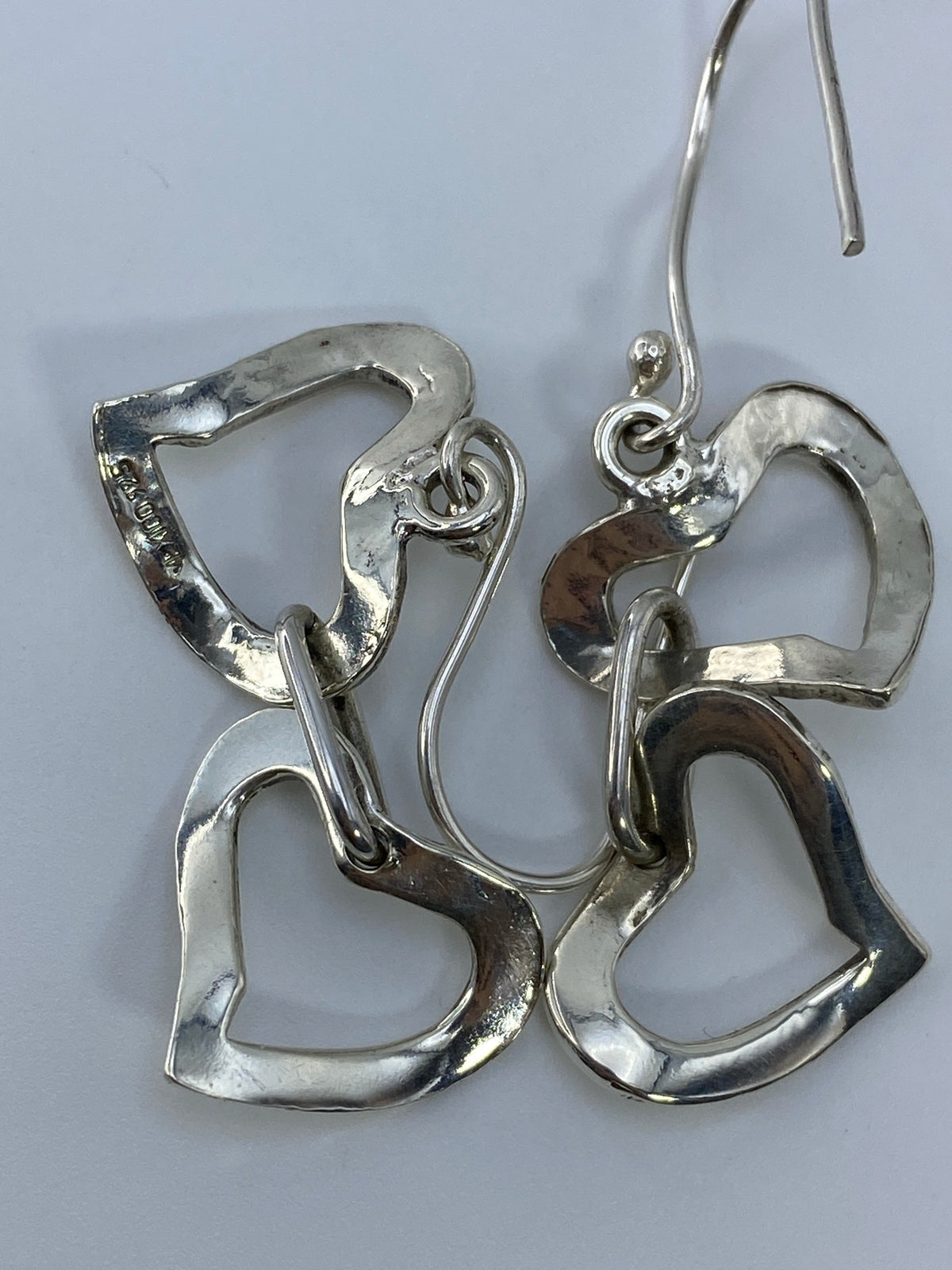 Aretes Corazones de Plata 925 — Taxco — foto 5
