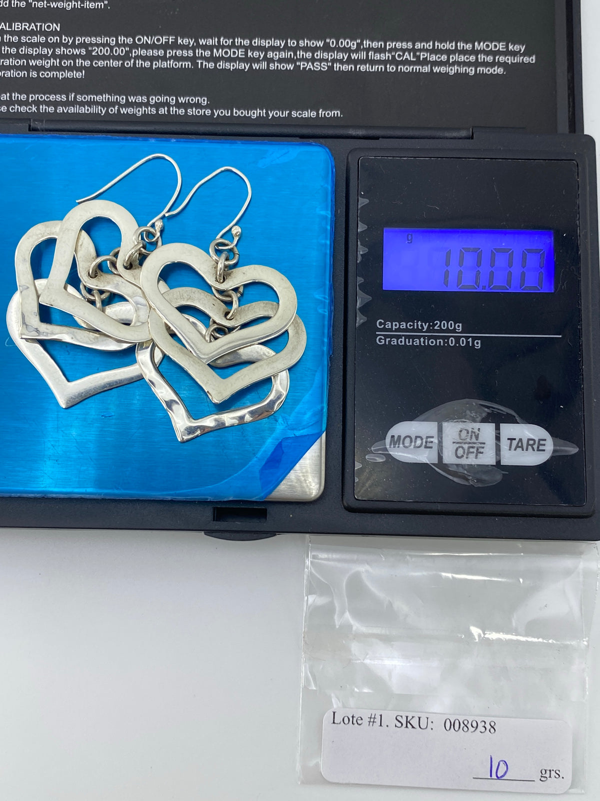 Aretes de Plata Calado Corazones Anidados — Taxco 925 — foto 6