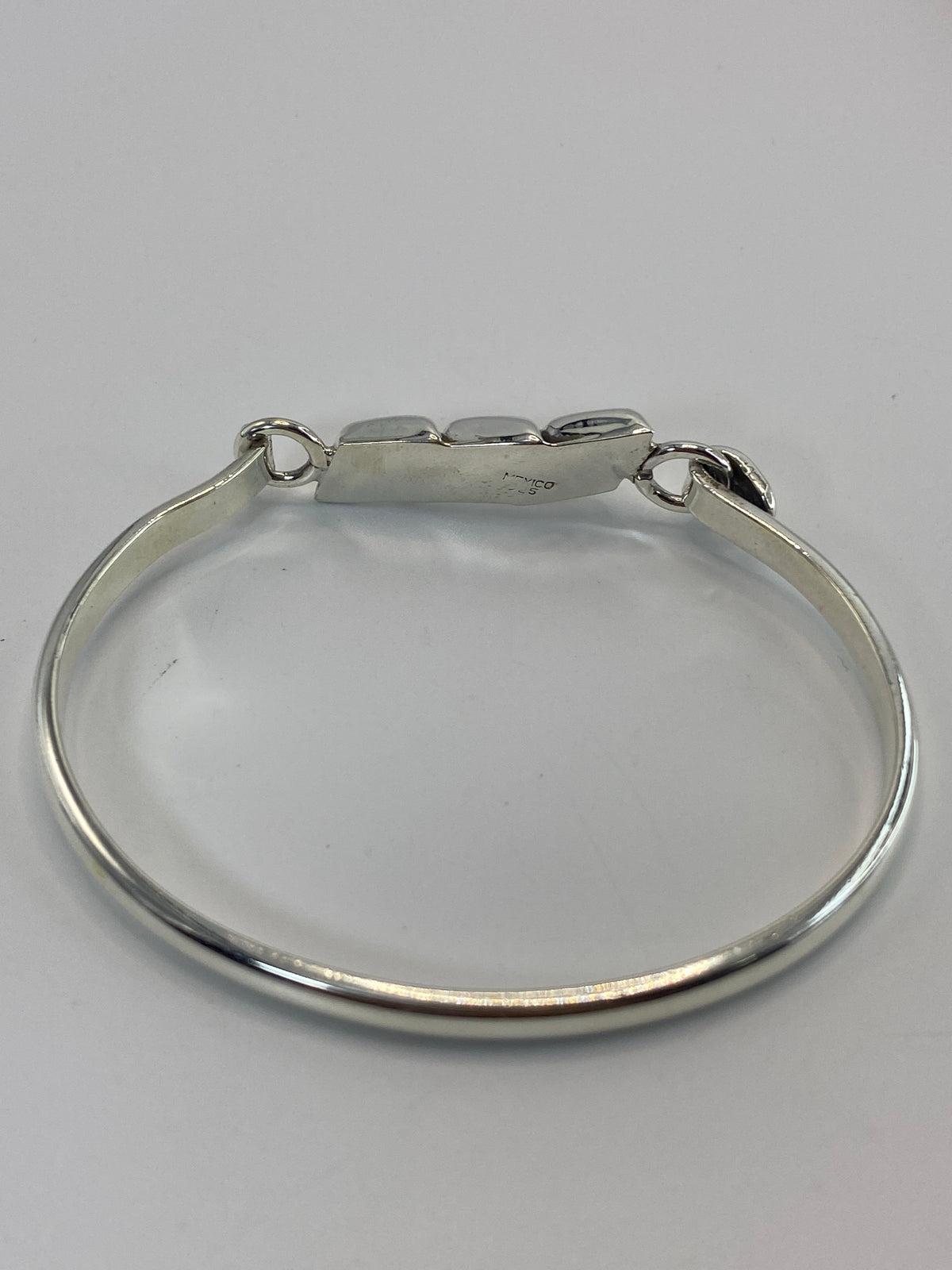 Brazalete de Plata 925 con Onix Negro — Taxco — foto 5