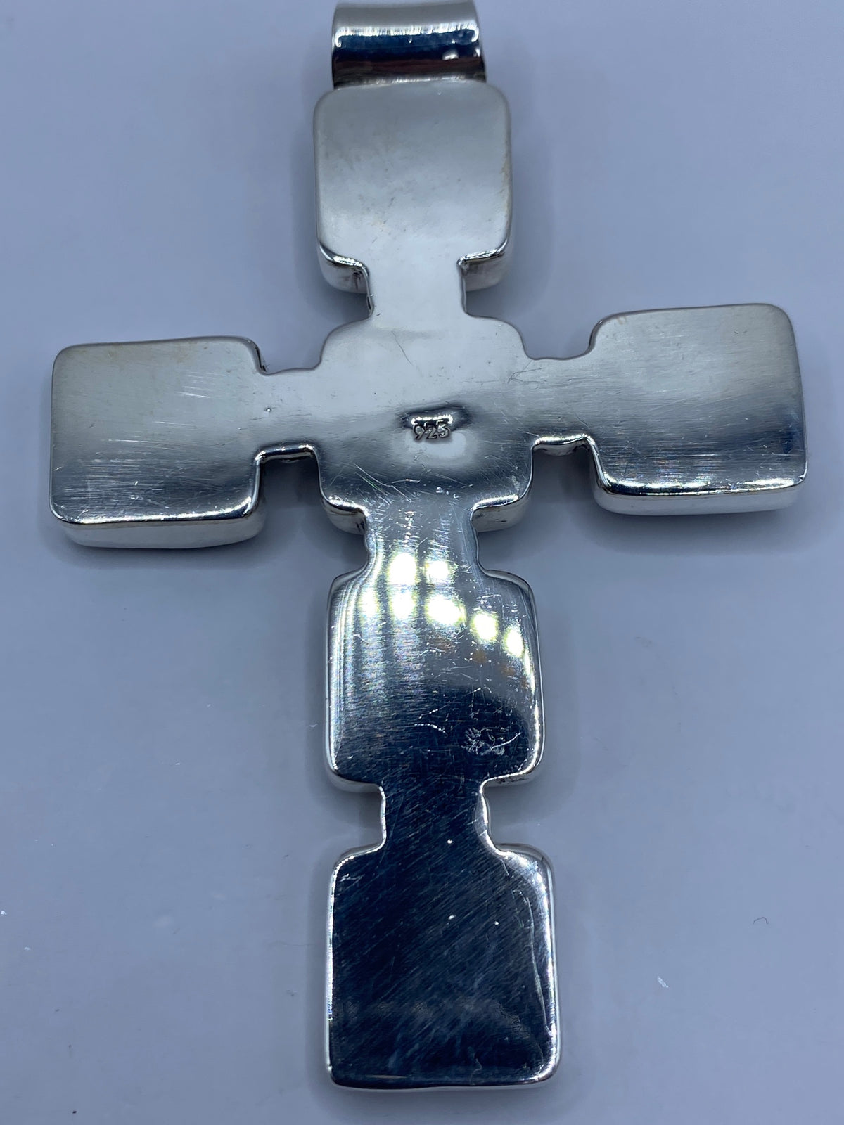 Cruz de Plata con Concha de Abulón — Taxco 925 — foto 5