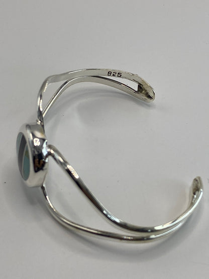 Brazalete de Plata Ónix y Turquesa — Taxco 925 — foto 5