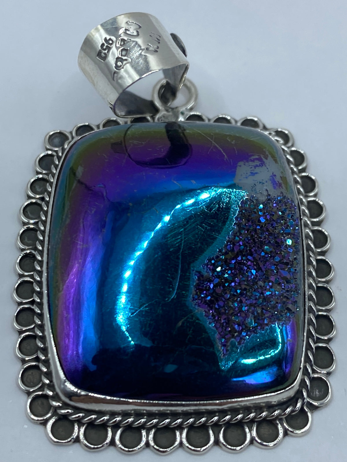 Dije de Plata con Piedra Morada — Taxco 925 — foto 5