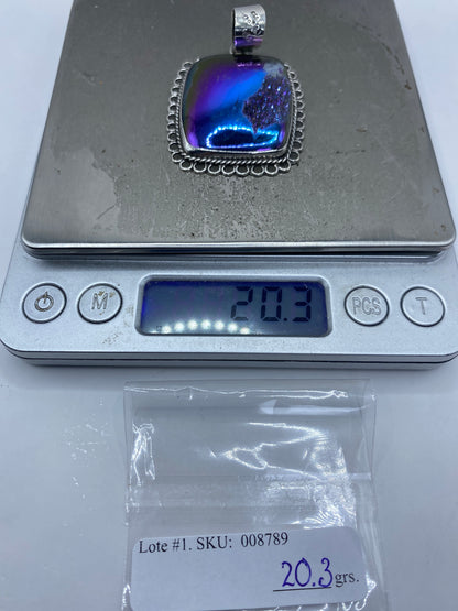 Dije de Plata con Piedra Morada — Taxco 925 — foto 6