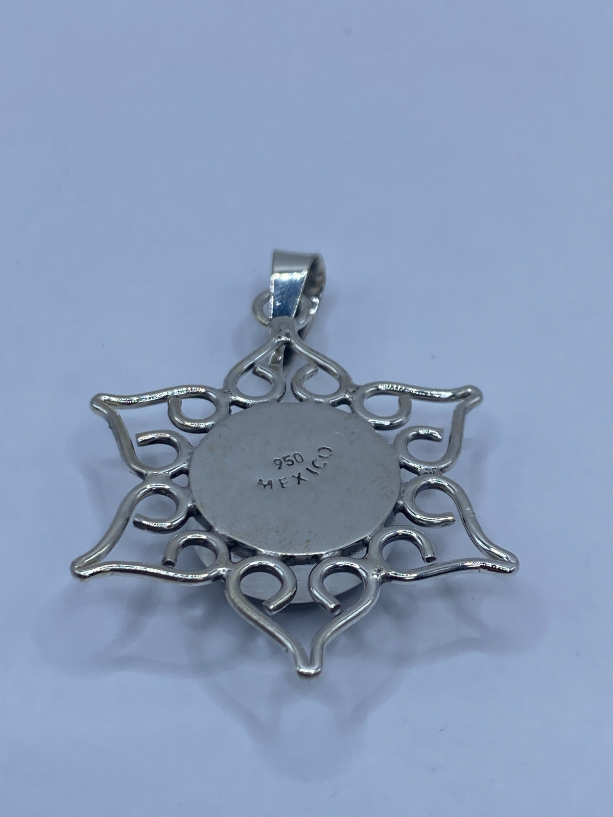 Dije Mandala de Plata 950 con Ónix Negro — Taxco — foto 5