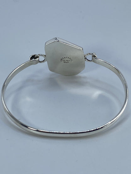 Brazalete Plata 950 Ojo de Tigre — Esclava Taxco — foto 5
