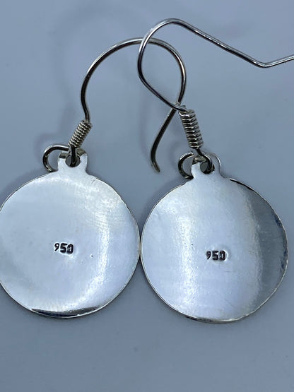 Aretes de Plata Repujados — Rostro Prehispánico Taxco 925 — foto 5