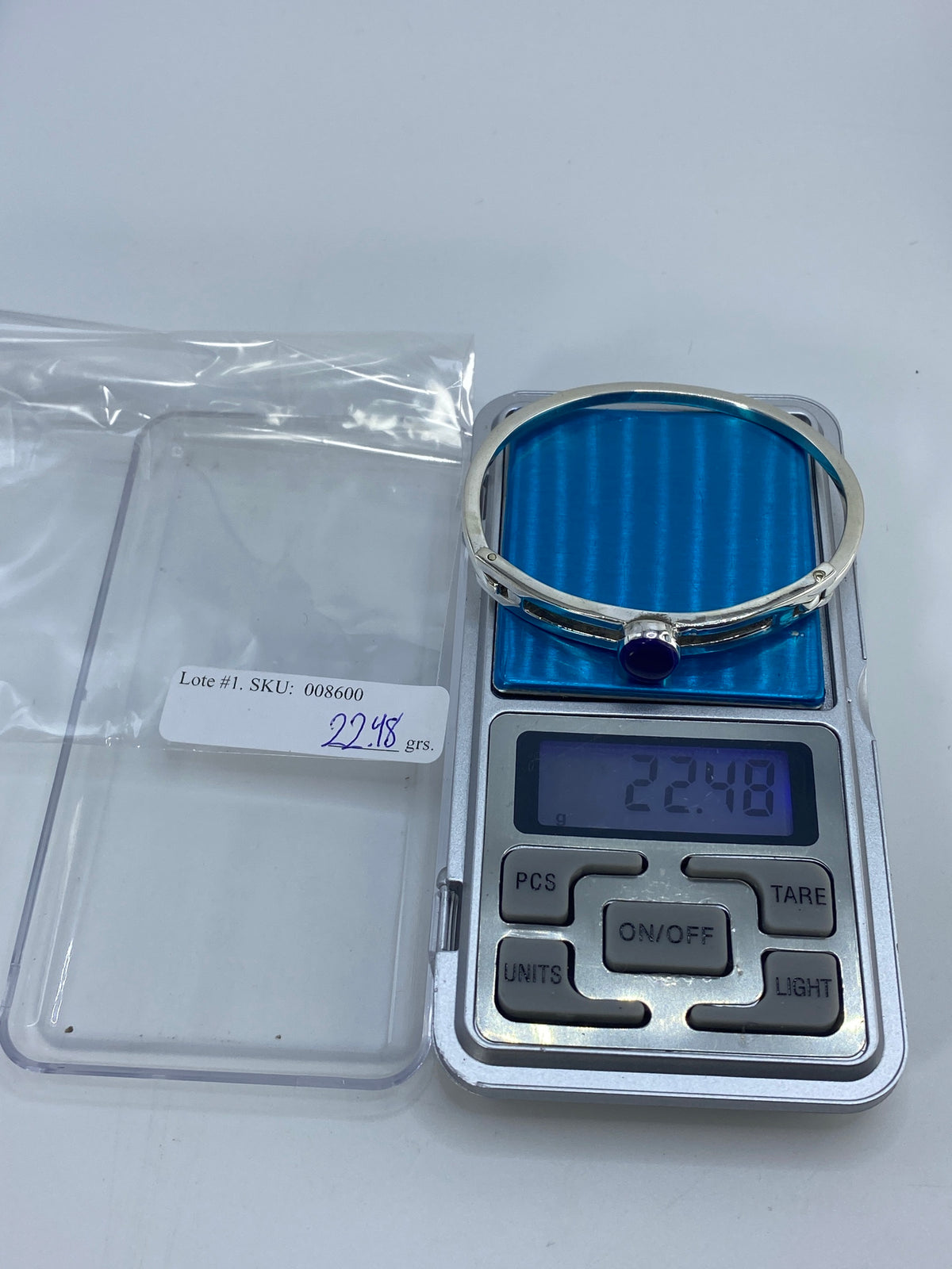 Brazalete de Plata con Lapislázuli — Taxco 925 — foto 7