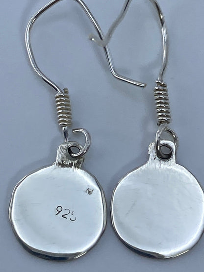 Aretes de Plata Repujados Calendario Azteca — Taxco 925 — foto 5