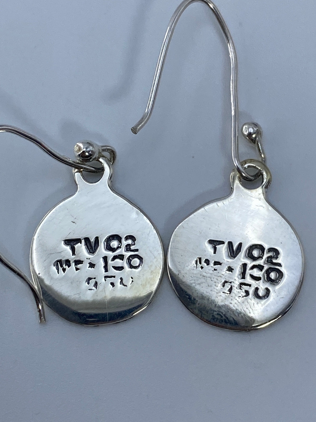 Aretes Plata Repujado Prehispánico — Taxco 950 — foto 5