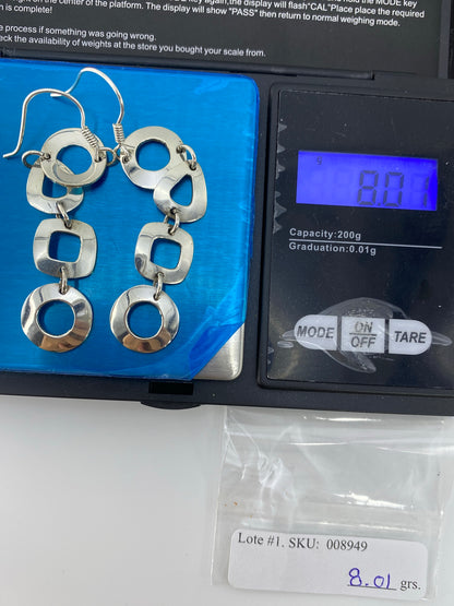 Aretes de Plata Calado Encadenados — Taxco 950 — foto 6