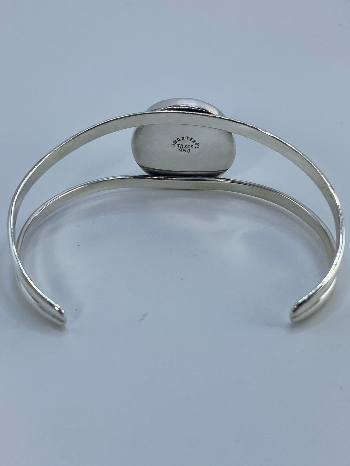 Brazalete de Plata 950 con Ónix Negro — Taxco — foto 5