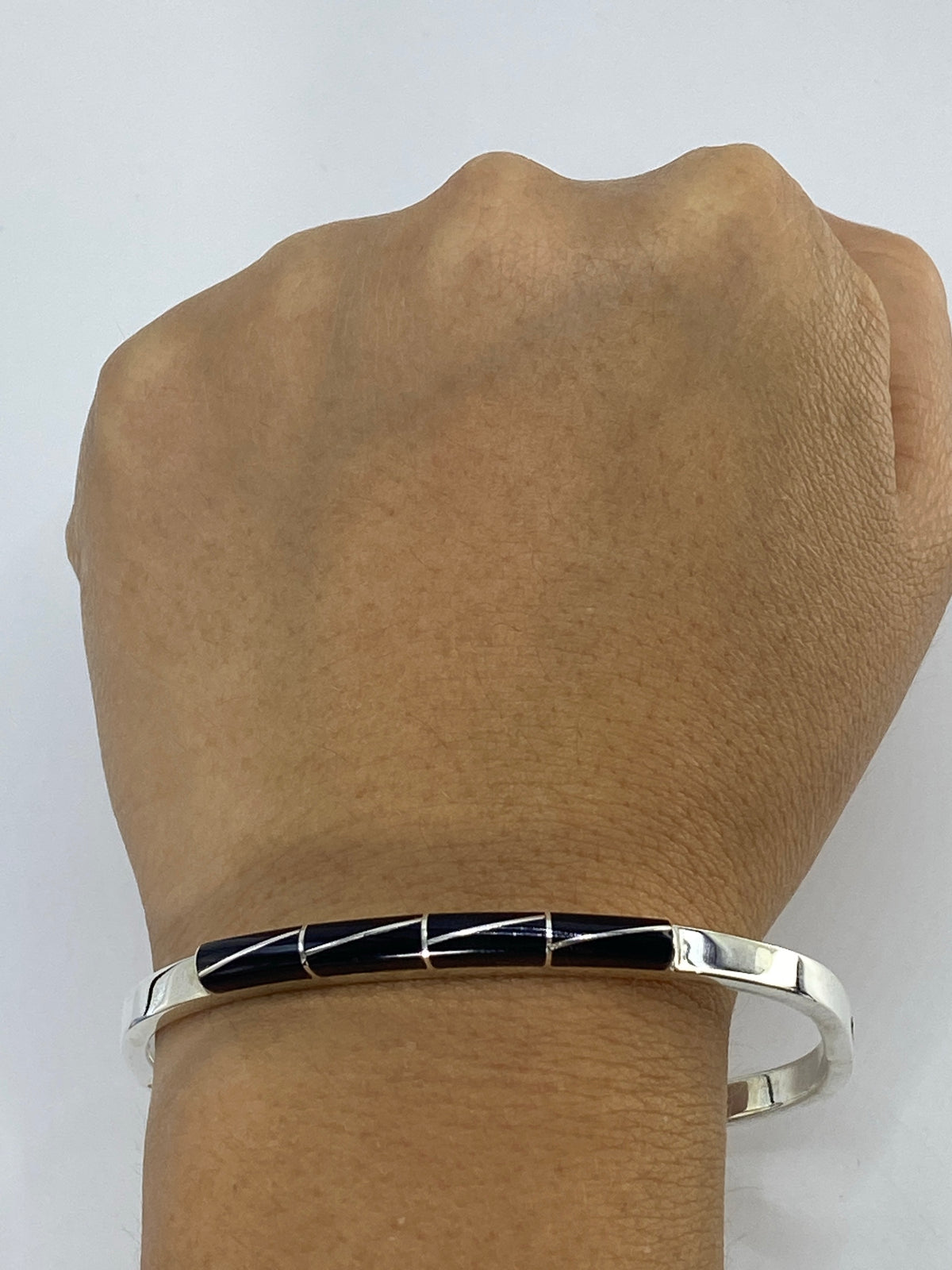 Brazalete de Plata 950 con Ónix — Taxco — foto 6