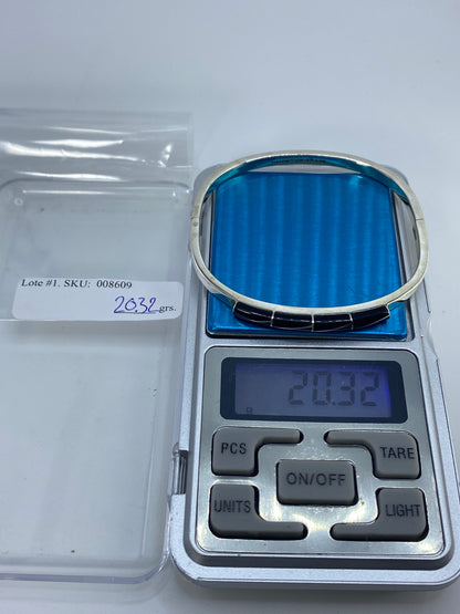 Brazalete de Plata 950 con Ónix — Taxco — foto 7