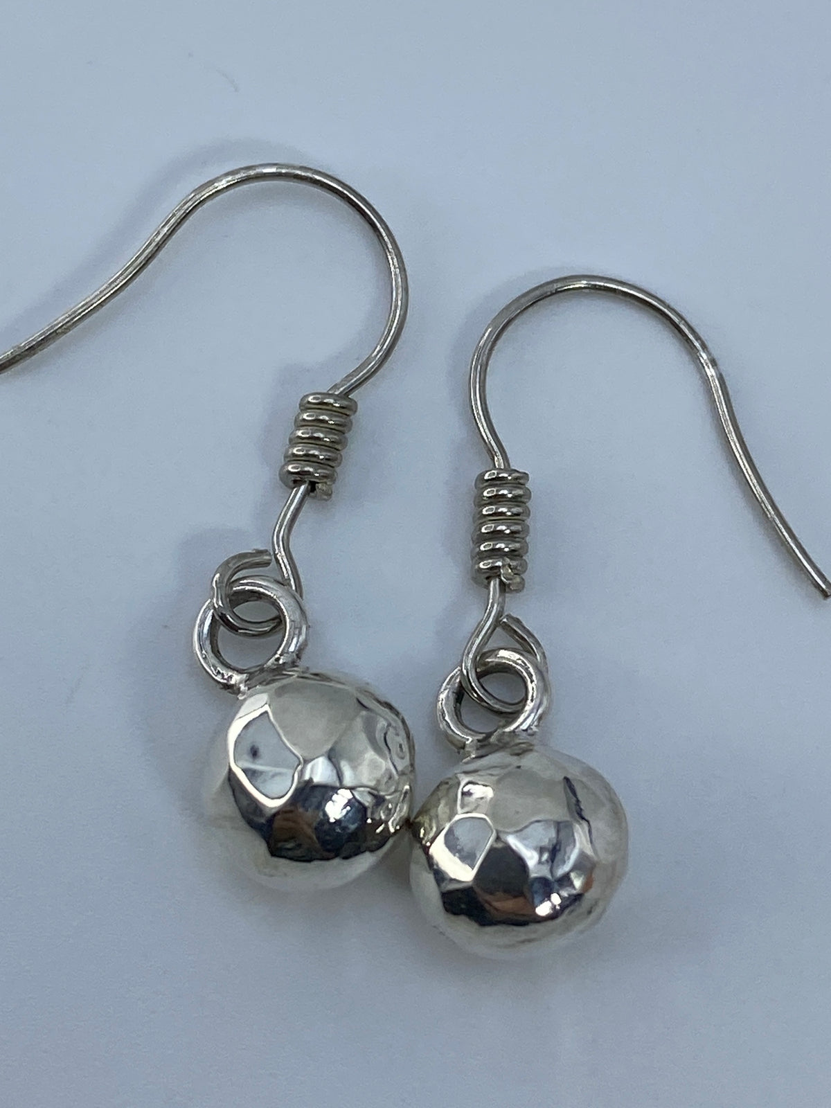 Aretes de Plata Cartoneado Esfera Pulida — Taxco 925 — foto 5