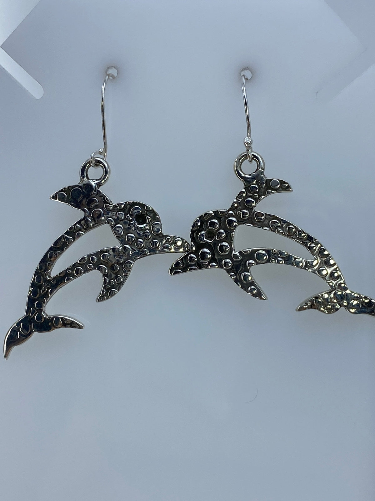Aretes de tiburón granulado en escala de centímetros, mostrando 5 cm de largo