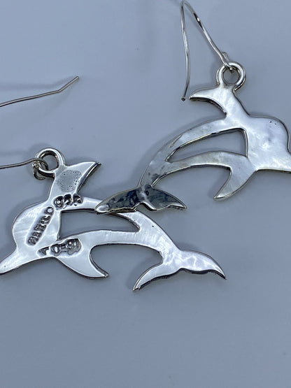 Aretes de Plata 925 Tiburón Granulado — Taxco — foto 5