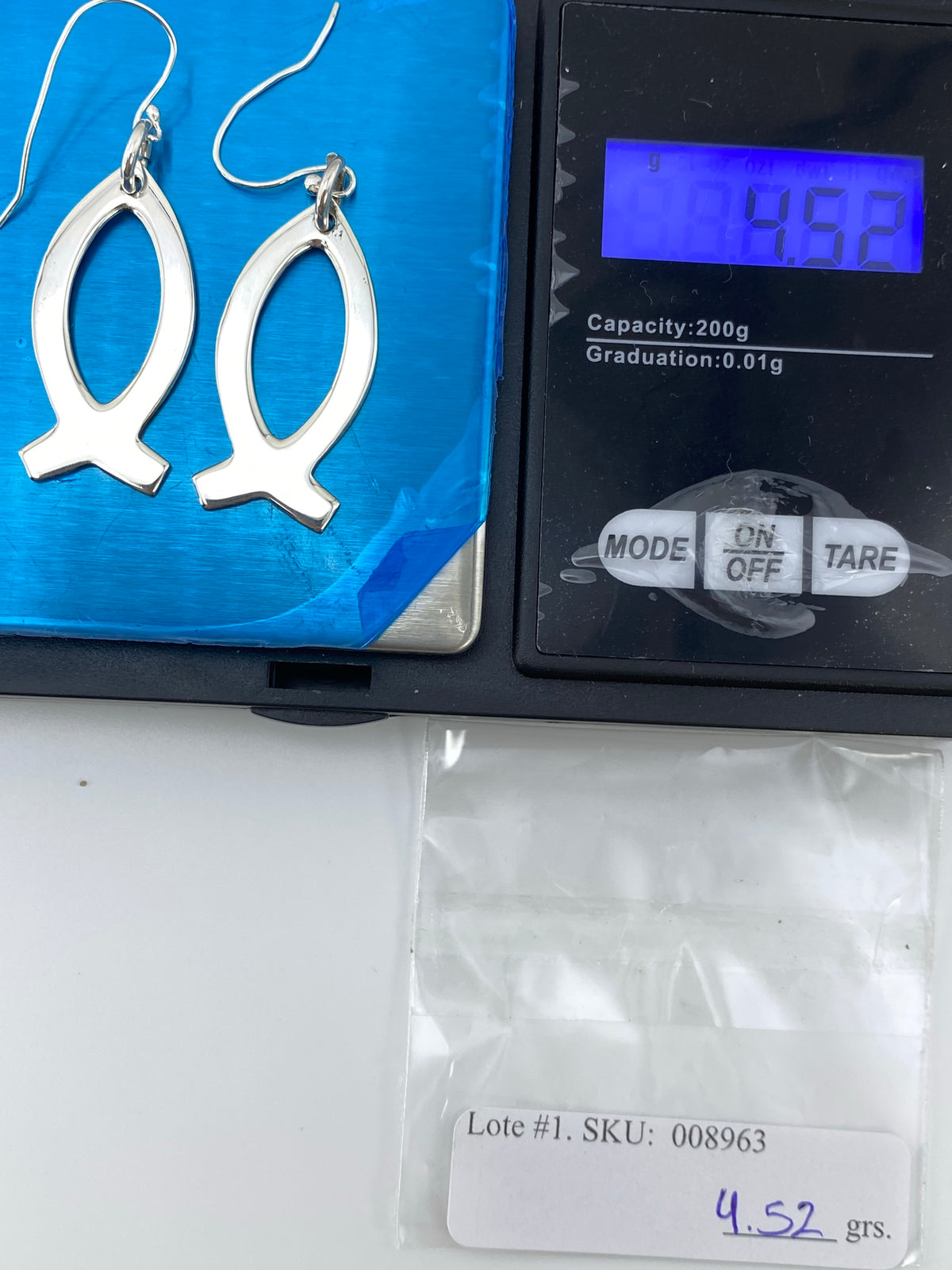 Aretes de Plata Calado Minimalista — Taxco 925 — foto 6