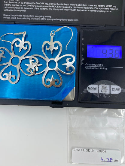 Aretes de Plata Calado Prehispánico — Taxco 925 — foto 6